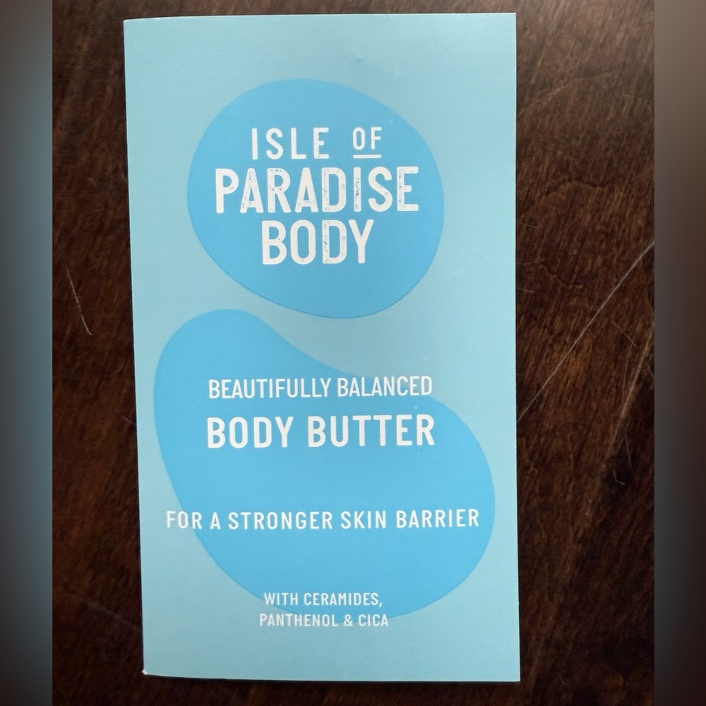 FREE with Purchase Isle of Paradise Body - Body Butter Sample